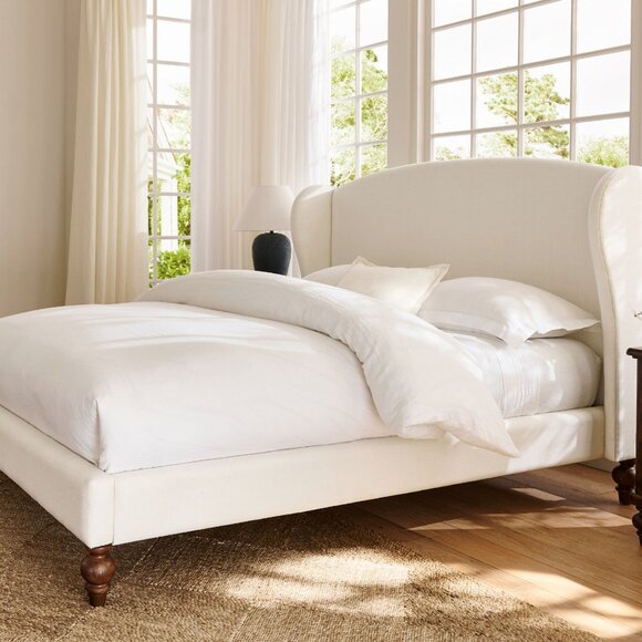 Pottery Barn White Full/Queen Belgian Flax Linen Duvet Cover - Picture 3 of 5